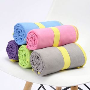 Serviette de plage en microfibre fine et légère pour piscine, camping, grande taille, facile à ranger, idéale pour les voyages, les vacances, cadeau promotionnel pour adultes - Product Image 2