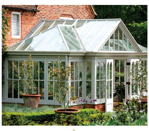 Vente directe usine – Véranda triangulaire minimaliste en alliage d'aluminium et double vitrage trempé pour villa et jardin - Product Image 4