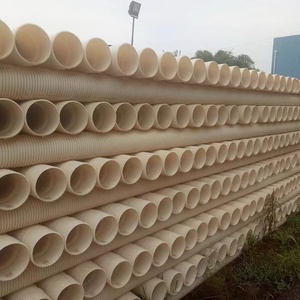 <span class=keywords><strong>Tubería</strong></span> Reforzada <span class=keywords><strong>Corrugada</strong></span> de Doble Pared de UPVC Estándar Nacional <span class=keywords><strong>para</strong></span> <span class=keywords><strong>Alcantarillado</strong></span> y Drenaje Municipal - Product Image 6
