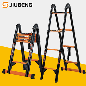 Échelle télescopique articulée en acier au carbone de haute qualité 3,9 m 4,3 m 4,7 m 5,1 m, échafaudage multifonction 5 m - Product Image 4