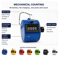 SXH5136 Compteur manuel mécanique à 4 chiffres en plastique coloré, vente en gros d'usine