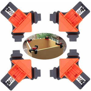 Clips de Fijación para Carpintería de 90 Grados, Abrazaderas Angulares para Madera, Abrazadera para Esquinas de Marcos de Fotos, Herramientas de Carpintería - Product Image 1