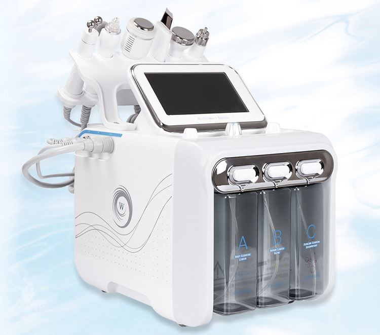 Кислородный пузырьковый аппарат GESS H2O2 для красоты лица, очистка, очистка, гидродермабразия, микродермабразия