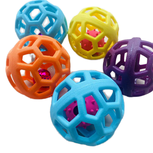 Çevre dostu elastik kauçuk TPR topları <span class=keywords><strong>Hollow</strong></span> tenis çan şeklinde Pet interaktif hareket oyuncak isırmaya dayanıklı köpekler için - Product Image 5