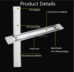 1200 V Đèn Led Batten IP65 Tri Proof 40W Với Ánh Sáng Trắng 220 Mm Nhôm <span class=keywords><strong>T8</strong></span> Linear Đèn 36W 40W 60W PF0.5 - Product Image 5