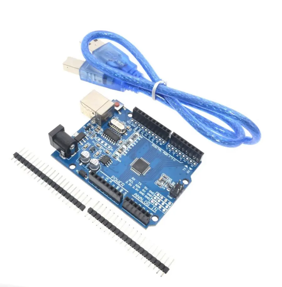 Upgraded development board, ch340g ATmega328P development board, pins and cables compatible for Arduino IDE projects