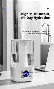 4L mát sương mù h320l tạo độ ẩm Máy tính để bàn siêu âm độ ẩm không khí nước sương mù sương mù <span class=keywords><strong>Fogger</strong></span> Đối với trang chủ - Product Image 3