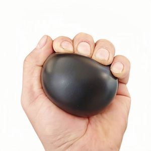 Balle anti-stress ronde en mousse PU personnalisable avec logo, jouet de compression promotionnel pour cadeaux d'entreprise - Product Image 3