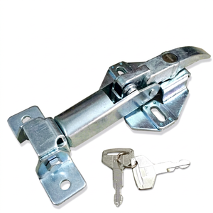กุญแจล็อคฝาครอบเครื่องยนต์โคเบลโก้ SK200 120 260 8  แบบทรงกระบอก พร้อมกุญแจ 2 ดอก สีเทา มาตรฐาน ANSI เกรด 3 - Product Image 1