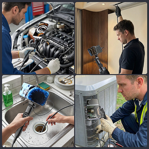 Caméra d'inspection endoscopique à 2 voies, 8 LED, sonde flexible étanche, cadeaux pour STEM, compatible avec tous les modèles de caméras d'inspection - Product Image 6