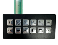 Clavier à membrane personnalisé pour contrôleur de grue, panneau de clavier à membrane industriel étanche pour grue