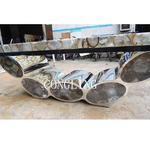 Bàn Ăn Đá Cẩm Thạch AG01 Đá Mã Não Xanh Tự Nhiên Hàng Đầu - Product Image 5