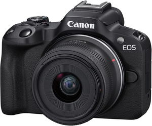 Kit Ca Non R50 avec (RF 18-45mm + RF 55-210mm) (Blanc) Appareil photo hybride à capteur CMOS - Product Image 4