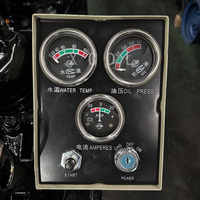 Panel de Control para Motor Diésel, Indicadores de Arranque Automático, Tacómetro, Presión de Aceite, Medidor de Temperatura del Agua, Generador Diésel de Goma para Uso Marino/Tractor