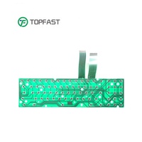 perakitan papan sirkuit tercetak pcb gh60 keyboard mekanis staggeredprinted pcb
