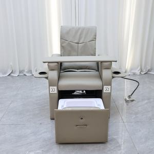 Zxm Luxury Nail Salon Furniture Electric Manicure Pedicure <b>Chair</b> with Massage Features Pedicure Spa <b>Chair</b> With <b>Stool</b> - Product Image 2