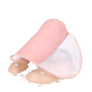 Gran oferta Swimbobo, infaltes para bebés, anillos rosas cómodos para nadar, entrenador de cintura inflable para niños, anillo de natación flotante para bebés con dosel - Product Image 3