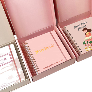 Bán buôn 2025 tùy chỉnh A5 hàng tháng kế hoạch máy tính xách tay undated xoắn ốc Tạp Chí loạt da vải PVC <span class=keywords><strong>PP</strong></span> bìa giấy kích thước A4 Quà Tặng - Product Image 6