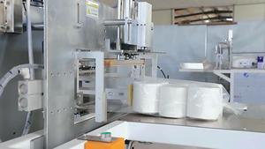 Sistema Automático de Rebobinado y Empaquetado de Rollos de Papel Higiénico de 380V con Capacidad de 150-200 M/min - Product Image 3