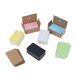 Daily 100Pcs Boxed Blank Greeting Postcard Graffiti <b>Bookmark</b> Message Card Small Notepad Custom Printing Playing Cards - Product Image 1