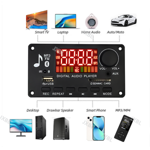 Amplificatore 80W per Decoder MP3 WMA WAV con Schermo in Plastica 8V-24V Chiamate Vivavoce USB TF FM Lettore Musicale per Auto - Product Image 2