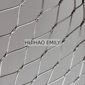 Linh hoạt dệt dây thép không gỉ Dây lưới với PVC tráng cho Zoo mạng lưới an toàn - Product Image 4