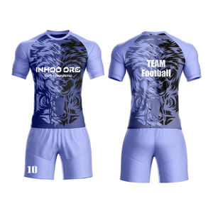 Maglie da calcio personalizzate da uomo personalizzate-asciugatura rapida, set di partite sportive da calcio traspiranti direttamente dalla fabbrica - Product Image 4