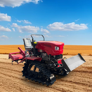 Nuevo Microcultivador de Orugas Automático de 25 HP con Asiento para Huertos Agrícolas - Product Image 5
