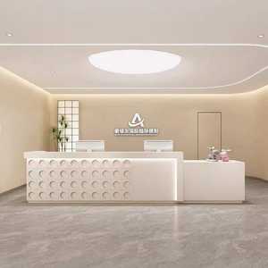 Comptoir <span class=keywords><strong>de</strong></span> réception moderne en bois pour entreprise, hôtel, magasin <span class=keywords><strong>de</strong></span> vêtements, salon <span class=keywords><strong>de</strong></span> <span class=keywords><strong>beauté</strong></span>, studio photo, espace caisse - Écologique - Product Image 1