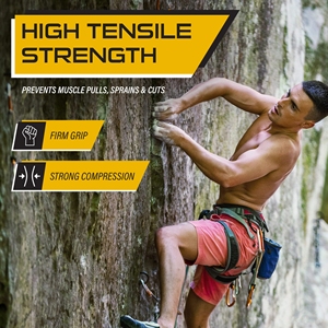 Bande de soutien pour les doigts biodégradable professionnelle avec logo personnalisé HLK OEM pour les athlètes de BJJ, de Jiu Jitsu, d'<span class=keywords><strong>escalade</strong></span> et de judo - Product Image 2