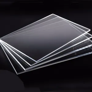 UV kháng Acrylic Bảng điều khiển cắt perspex 0.5mm rõ ràng tấm Acrylic ép đùn