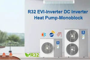 משאבות חום 2023 16kw inverter מקור אוויר חום חימום ביתי