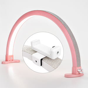 Herramientas <span class=keywords><strong>para</strong></span> Salón de Belleza - Lámparas LED de Alta Potencia con Logotipo Personalizado y Lámpara de Mesa con Arco de Media Luna - Product Image 2