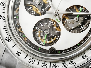 Reloj Mecánico de Lujo de Súper Calidad, 38 mm, Fábrica ADG, Acero 904, Movimiento ETA 4130, Zafiro Luminoso, Cronógrafo Esqueleto - Product Image 3