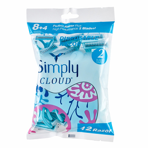 Cuchillas de Afeitar Desechables CLOUD, Manuales, de Doble Hoja, de Acero Inoxidable, Mango de Plástico ABS, <span class=keywords><strong>para</strong></span> Hombres y Mujeres, Precio de Fábrica - Product Image 1