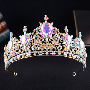 Diadèmes de mariée en diamant ab strass personnalisés gratuits - Product Image 1