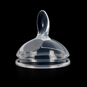Silicona Boca ancha Arroz <span class=keywords><strong>Cereal</strong></span> Cuchara Chupete Universal Boca ancha Cuchara de alimentación al por mayor - Product Image 2