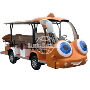 Vehículo Turístico Eléctrico RC de 14 Plazas, 5000W, Totalmente Cerrado, con Aire Acondicionado, de China, para Complejos Turísticos - Product Image 1