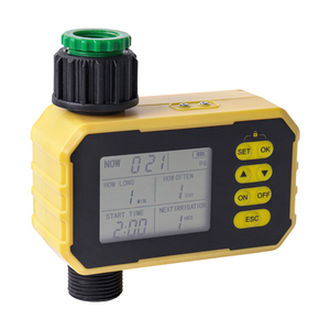 Nước hẹn giờ phun nước thông minh ngoài trời kỹ thuật số <span class=keywords><strong>LCD</strong></span> hiển thị nhỏ giọt thủy lợi điều khiển trang trại năng lượng mặt trời tính phí bãi cỏ vườn nhà - Product Image 4
