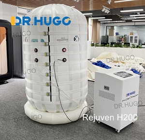 Cámara de Oxígeno Hiperbárico DR.HUGO Rejuven H200 Clinic, Cámara de Oxígeno Hiperbárico de Carcasa Blanda 2.0ATA, Cámara de Oxigenación Hiperbárica HBOT - Product Image 3