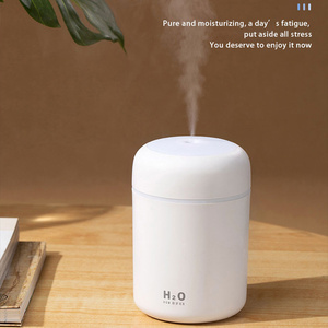 Humidificadores de aromaterapia de aire, Humidificador blanco H20, Oem Odm nebulizador, Logo personalizado, 300 ml, venta al por mayor de fábrica DQ107 - Product Image 5