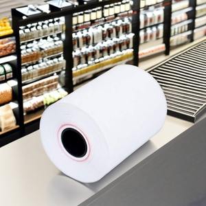 Mejor Precio, Papel Térmico Doble de 57x40mm para Caja Registradora de Supermercado, Blanco Brillante, 100% Pulpa de Madera Virgen, Tamaño Personalizable - Product Image 5