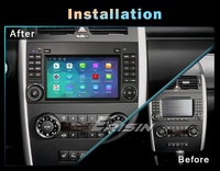 Autoradio Android 16 8 Go, unité centrale 7 pouces pour Mercedes Classe A/B W169 W245 Sprinter Viano Vito, CarPlay GPS Navi DSP 4G ES9072B