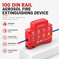 Extincteur automatique d'incendie à aérosol monté sur rail DIN, type MCB, équipement de protection incendie pour boîtier MCB