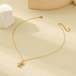 Quyến rũ Cub Mặt dây chuyền Necklace - 18K mạ vàng thép không gỉ với Pha Lê-Studded gấu quyến rũ - Product Image 3
