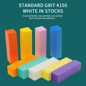 Dụng Cụ Chuyên Nghiệp Khối Mài 4 Mặt Không Thể Rửa Sạch Cát Làm Móng Tay Khối Đệm Làm Móng Chuyên Nghiệp - Product Image 3