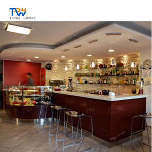 Comptoir de <span class=keywords><strong>bar</strong></span> à domicile <span class=keywords><strong>en</strong></span> bois avec dessus <span class=keywords><strong>en</strong></span> <span class=keywords><strong>marbre</strong></span> artificiel - Product Image 2