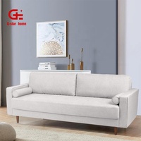 Wohnzimmermöbel Stoffsofa Ecksofa Schlafsofa für Kleine Räume Modernes Sofa-Set Möbel mit Ottoman