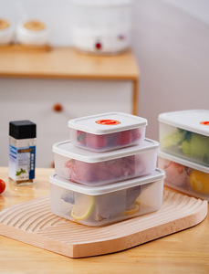 Boîte de conservation alimentaire en plastique hermétique pour pique-nique, sans BPA, micro-ondable, empilable, lot de 3 pièces, directement de l'usine - Product Image 3