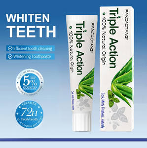 Dentifricio Sbiancante alle Erbe, Rafforza i <span class=keywords><strong>Denti</strong></span>, Rinfresca l'Alito, Rimuove il Tartaro, Allevia <span class=keywords><strong>la</strong></span> <span class=keywords><strong>Sensibilità</strong></span> Dentale per Adulti - Formato Regolare - Product Image 2